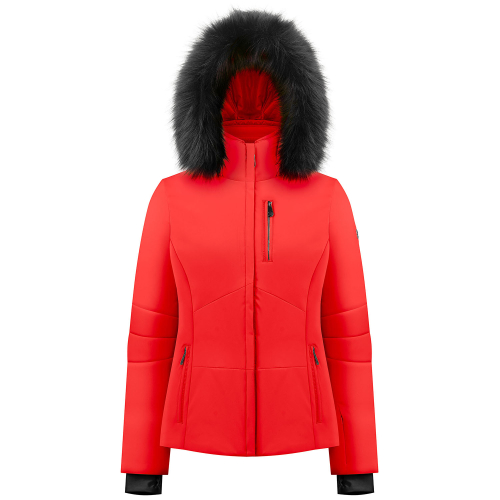 Veste de Ski Stretch Poivre Blanc 0802 Scarlet Red9 Femme