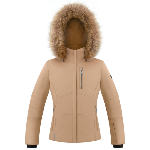 Girls' Poivre Blanc 0802 Almond Brown Ski Jacket