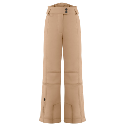 Girls' Stretch Poivre Blanc 0820 Almond Brown Ski Pants