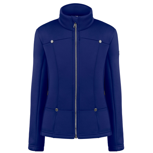 Veste Stretch Polaire Poivre Blanc 1600 Infinity Blue Fille