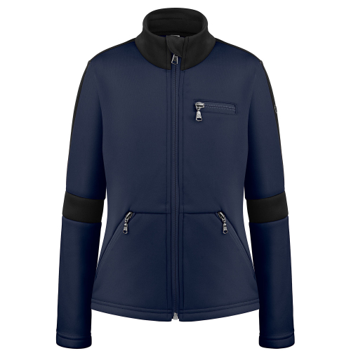 Veste Stretch Polaire Poivre Blanc 1701 Gothic Blue7 Fille