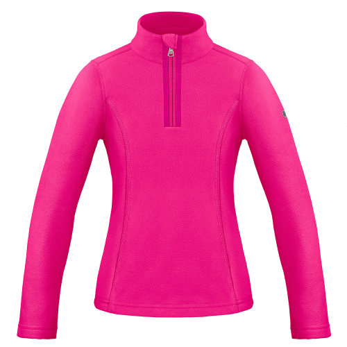 Girl's Poivre Blanc 1540 Magenta Pink Fleece Sweatshirt