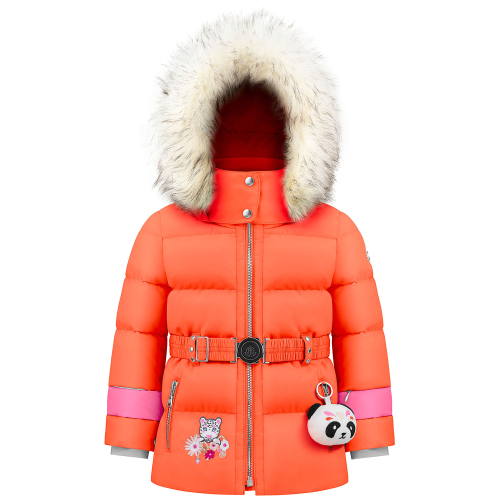 Girl's Poivre Blanc 1201 Mandarin Orange Down Jacket