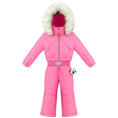 Poivre Blanc 1030 Lolly Pink Girls' Ski Dungarees