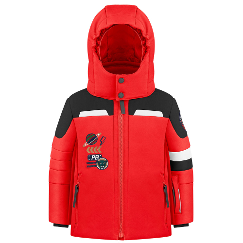 Veste de Ski Poivre Blanc 0900 Multico Scarlet Garçon