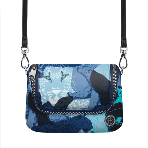 Handbag Poivre Blanc 9096 Nature Blue Woman