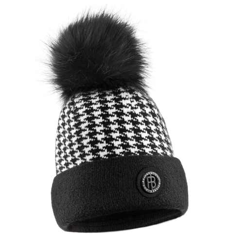 Bonnet Poivre Blanc 6185 Check Black Fille