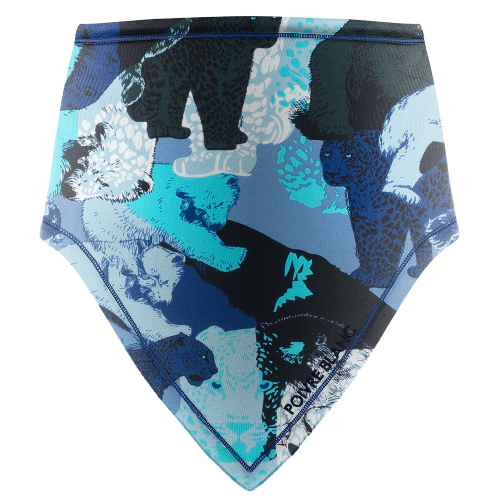 Tour de Cou Poivre Blanc 1591 Nature Blue Femme