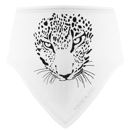 Tour de Cou Poivre Blanc 1591 Leopard White 4 Fille