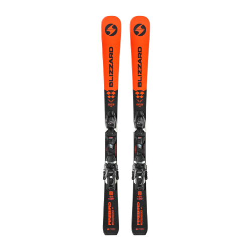 Blizzard Firebird Comp. Jr + Fdt Jr 7 Orange bindings for boys