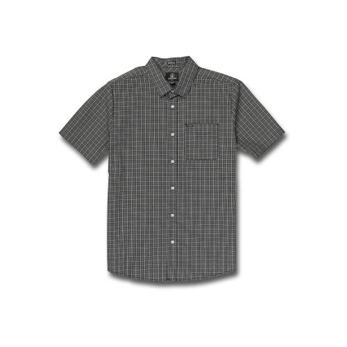 Chemise Volcom Mini Check Woven Black Homme