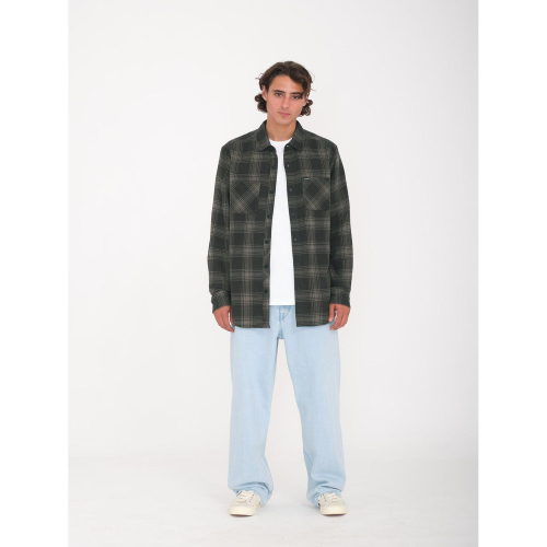 Chemise Volcom Tone Stone Noir Homme