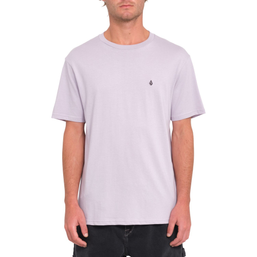 Tee Shirt Volcom Stone Blanks Light Purple Homme