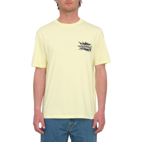 T-Shirt Volcom Strange Relics Aura Yellow Homme