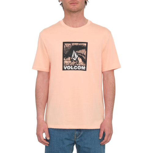 T-Shirt Volcom Occulator Salmon Homme