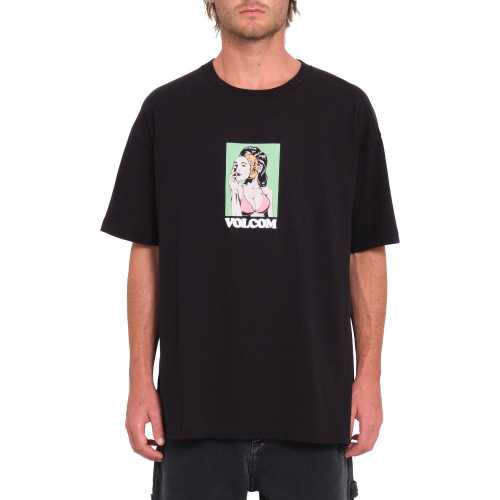 Tee Shirt Volcom Underfaceded Black Homme