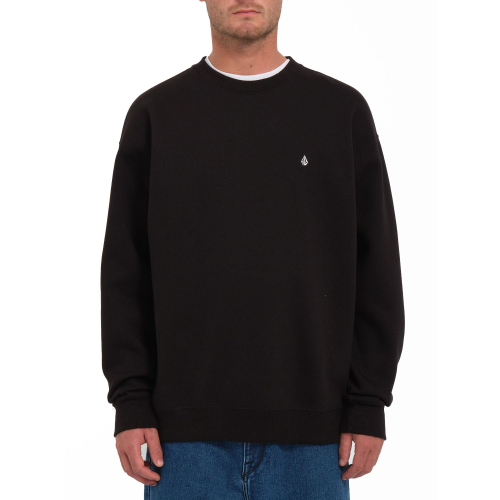 Sweat Volcom Single Stone Crew Noir Homme