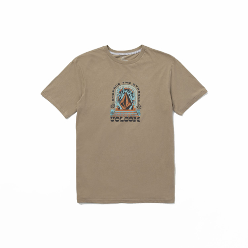 Tee Shirt Volcom Sacred Stone Teak Homme