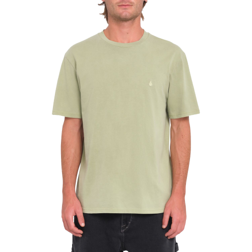 Tee Shirt Volcom Solid Stone Green Tea Homme