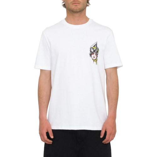 T-Shirt Volcom Lintell Mirror White Homme