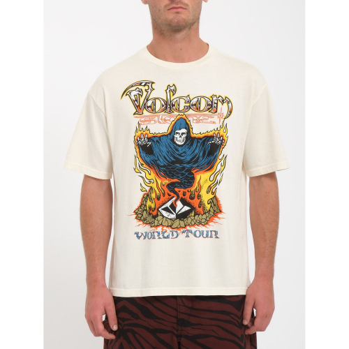 T-Shirt Volcom Stone Ghost Beige Homme