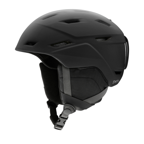 Smith MISSION Matte Black Ski/Snow Helmet for Men