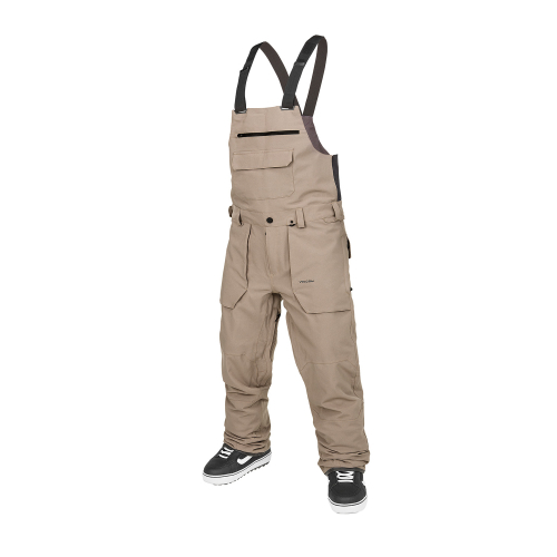 Pantalon de Ski/Snow Volcom Roan Bib Overall Chestnut Brown Homme