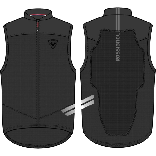 Protection Dorsale Rossignol Flexvent Vest Jr Noir Garçon