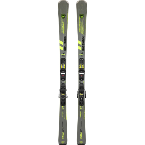 Rossignol Forza 40° V-Ca Rental Ski Pack + Xp11 Grey Men's Bindings