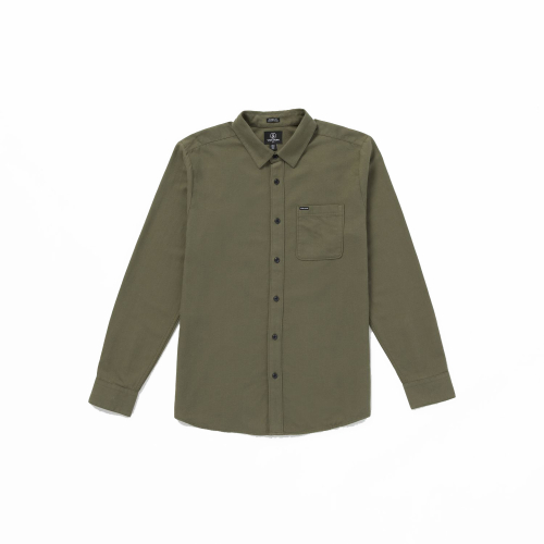 Chemise Volcom Caden Solid Wintermoss Homme