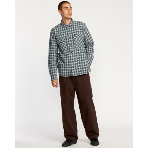 Chemise Volcom Wilderstone dirty white Homme