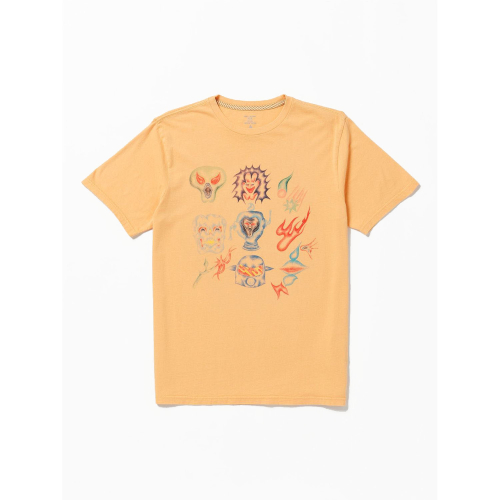 T-Shirt Volcom Fa Sam Ryser Orange Homme