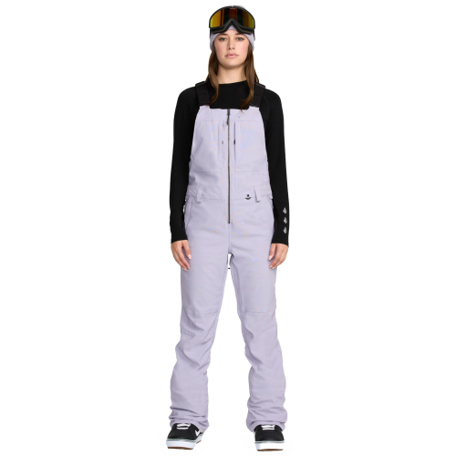 Volcom Swift bib overall lavender aura Women's ski / snow dungarees