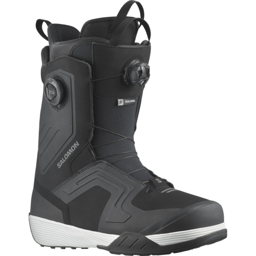 Boots de snowboard Salomon Dialogue dual boa black white Homme