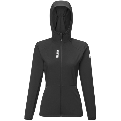 Softshell Millet Seneca shield hoodie w black Femme