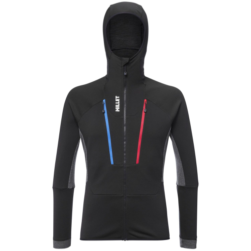 Men's Millet Trilogy icon wool fl black fleece jacket