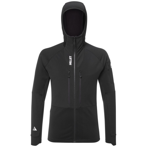 Men's Millet Pierra ment hoodie black fleece jacket