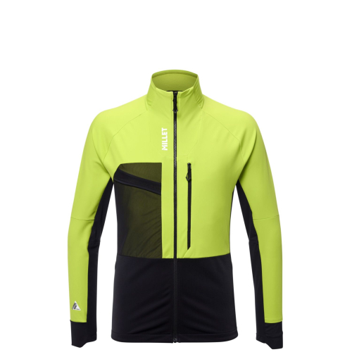 Men's Millet Pierra ment macaw green black fleece jacket