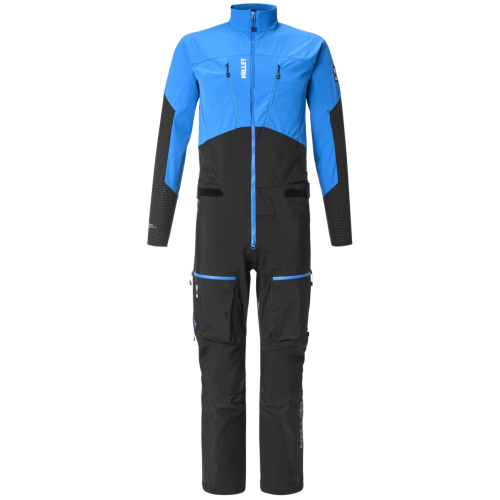 Mountaineering suit Millet Trilogy jorasses gore tex pro st black icon blue Homme