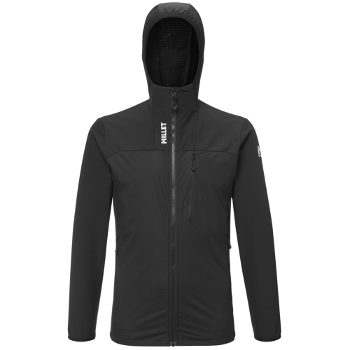 Softshell Millet Seneca hybrid hoodie black Homme