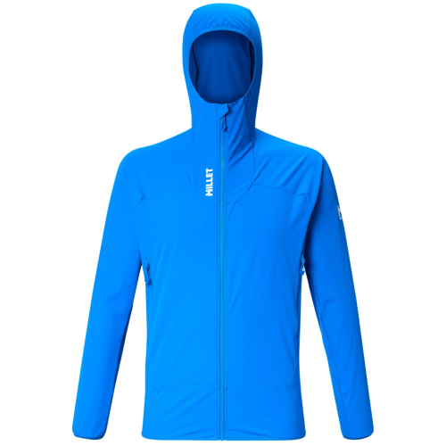 Softshell d alpinisme Millet Kamet xcs light hoodie icon blue Homme