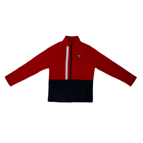 Pull en maille Degre 7 Pero Vermillon Garçon