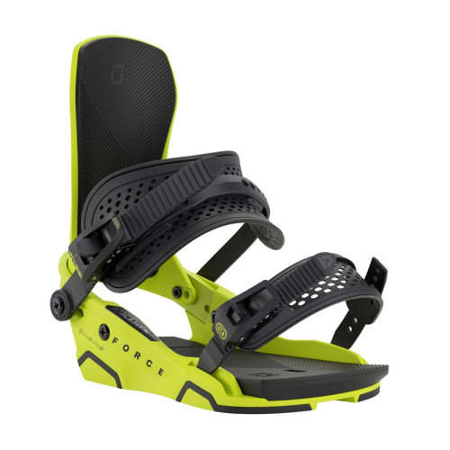 Union Force cyber lime snowboard bindings for men