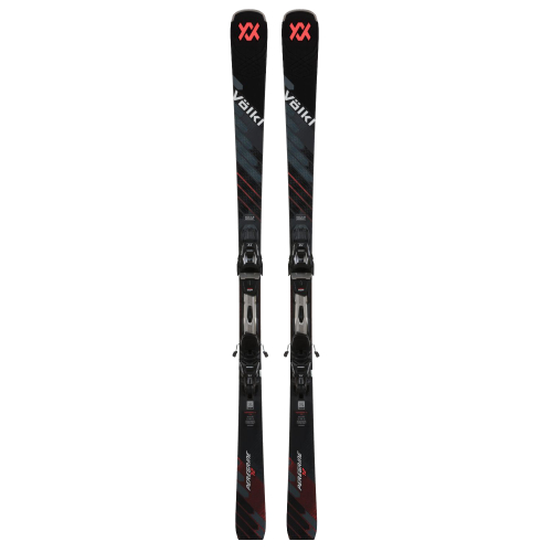 Pack ski Volkl Peregrine 72 black +fixations Rmotion-t 12 Noir Homme