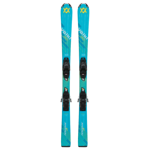 Volkl Peregrine jr ski pack +fixations 7.0 vmotion jr Blue Boy