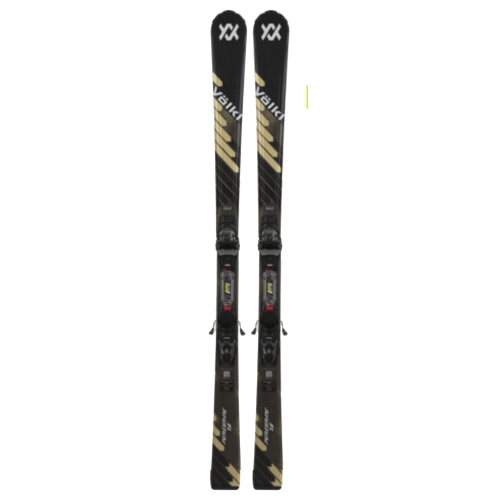 Pack ski Volkl Peregrine 7.6 gold fdt-rent +fixations Fdt tp 10 Noir Homme