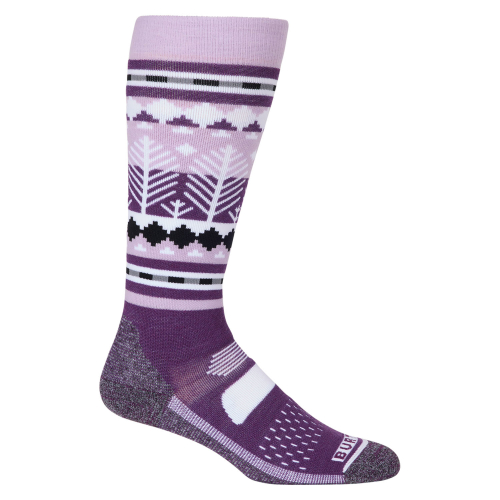 Chaussettes de ski/snow Burton Performance Midweight snowy pines femme