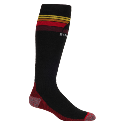 Chaussettes de ski/snow Burton Midweight Emblem true black homme