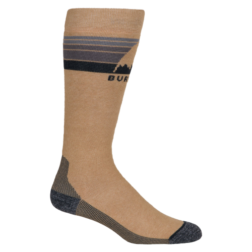 Chaussettes de ski/snow Burton Emblem Midweight summit taupe femme