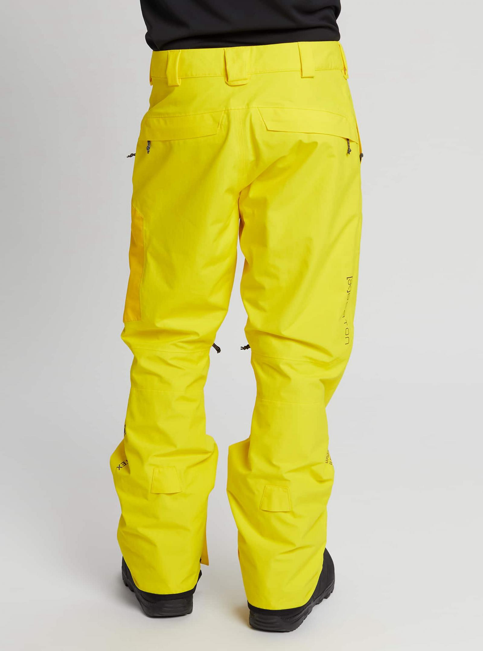 Burton Ak Gore Tex Tex Cyclic Cyber Yellow Spectra Yellow Men s Ski Snow Pants Free Shipping